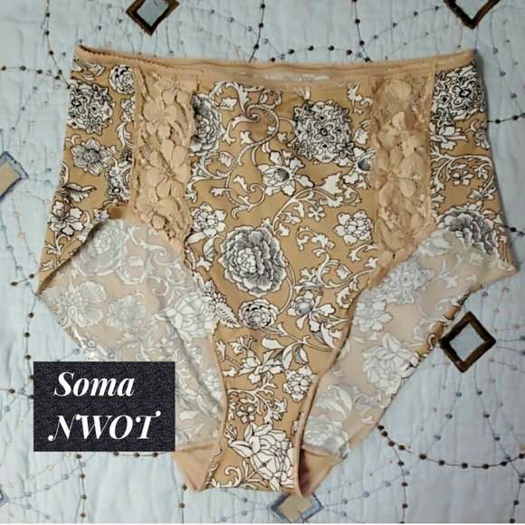 Soma Intimates & Sleepwear Soma Vanishing Edge High Leg Brief